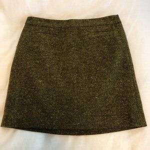 Loft wool mini skirt